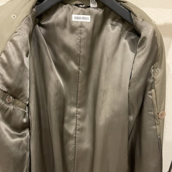 *SOLD* Giorgio Armani Men's Insulated Trench - Picture 6 of 11